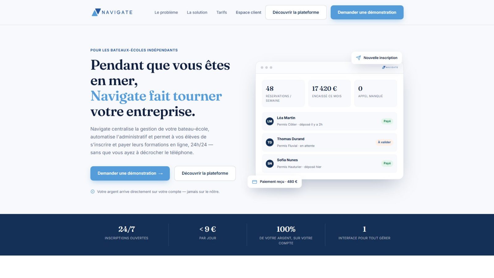 navigate-solution.fr — la promesse en une phrase